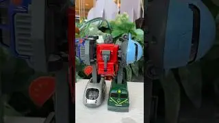 Train Car Jeep to Robot Transformer Toy