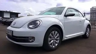 2015 Volkswagen Beetle. Start Up, Engine, and In Depth Tour.