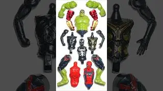 Merakit Mainan Avengers, Spiderman Vs Venom Vs Hulk Vs Thor. #avengers #shorts