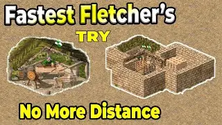 Fastest Fletcher's Worker In Stronghold Crusader | Fletcher Workshop Efficiency (NOT A BUG)