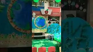 Earth 🌍 Day Celebration at Apple i 🏫#school #ideas #celebration #viral