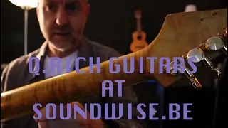 Intro to Q Rich Guitars.  Our collaboration with this wonderful luthier is go! :)