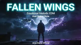 Fallen Wings &ndash; Emotional Melodic EDM | Alan Walker Style | Cinematic EDM ( Official lyric Video)