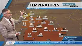 Thurs. humid ahead of potentially record-breaking heat wave