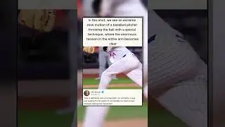 EXTREME SLOW MOTION OF A BASEBALL PITCHER