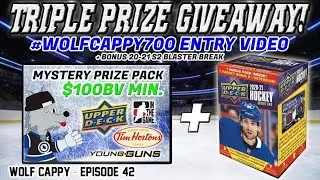 #WOLFCAPPY700 GIVEAWAY! Free Triple Prize Hockey Cards Giveaway (Upper Deck Series 2 + Mystery Pack)