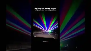China is testing &ldquo;anti-sleep&rdquo; laser systems on highways. #innovation #inspiration #shorts