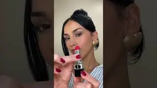 Bold red lip look #makeup #beauty