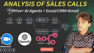 N8N advanced Tutorial : Automate Sales Call Analysis with AI agents | CRM Integration & MOM mail
