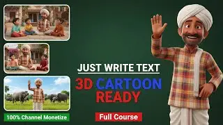 How to Make 3D Cartoon Animation Video for FREE | 5 Minutes Tutorial ⚡