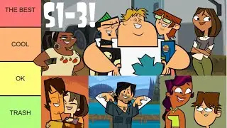 Total Drama Tier List Rank - Seasons 1-3 characters!
