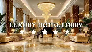Step Inside a Luxurious Hotel Lobby - Marvel at the Grand Piano Amidst Stunning Interior Design
