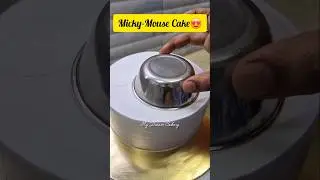 Mickey Mouse Theme Cake Decoration for Kids🎂❤️😍|Cake Design🔥❤️ #cake  #shortsfeed #youtubeshorts