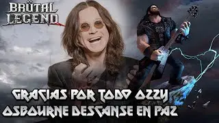 Brutal Legend Cap Especial Gracias Ozzy Osbourne 🤘🏻🤘🏻🤘🏻🎸🎶🎵