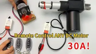 How to Use Wireless DC Motor Controller for DC12V 5V 24V Motor Forward Reverse & Linear Actuator