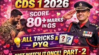 Upsc CDS GS TRICKS WITH PYQ