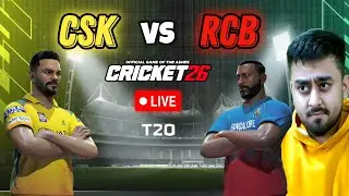 🔴CSK vs RCB IPL 2026🔥 Who Will Dominate the IPL? | Cricket 26 Live