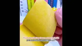 The Most Practical Tape Ever! 💪 Grid Cloth Double-Sided Tape Test #factory