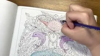 Color and Chat | Zendoodle Colorscapes Secrets of the Sea | Adult Coloring