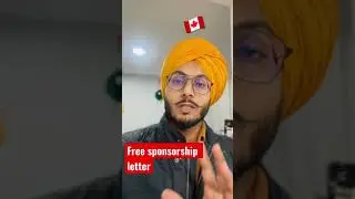 Free sponsorship letter from canada 🇨🇦