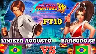 Kof 98 - LINIKER AUGUSTO (Brazil) vs BARBUDO SP (Brazil) FT10 - The King of Fighters