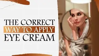 What is the correct way to apply eye cream  الطريقة الصحيحة لوضع كريم العين