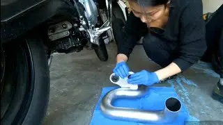 How to install Remus Midpipe exhaust on BMW F750 F850 GS GSA Motorcycle