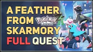 A Feather from Skarmory Pokemon Legends Z-A