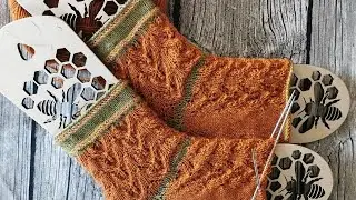 Teil 2 Herbst - Socke! Gemeinsam stricken / Schritt-für-Schritt / verstärkte Boomerang Ferse