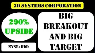 3D Systems Corporation Big breakout and big target - ddd stock