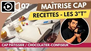 MÉMORISATION CAP PÂTISSIER & CHOCOLATIER : Températures & Subtilités