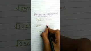 Roots of Percentage #shorts #math