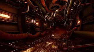 Engineering Deck - Industrial Sci-Fi Interior
