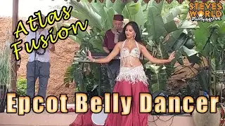Atlas Fusion Belly Dancer At Morocco In Epcot!
