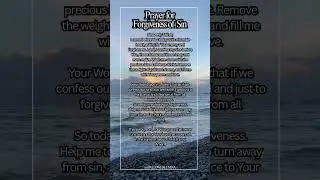 Prayer for Forgiveness of Sin | Powerful Prayer for God&rsquo;s Mercy & Cleansing #prayer #forgiveness