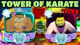 TOWER OF KARATE // ADMIN ABUSE LIVE (Spongebob TD)