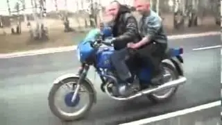 встал на козла)))