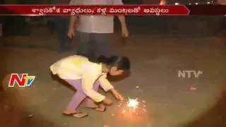 Diwali Firecrackers Push Up Pollution Level in Hyderabad || Telangana || NTV