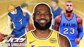 Can LeBron James And Kise Beat Kuroko no Basket In NBA 2K?!