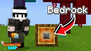 HOW I OBTAINED BEDROCK IN ROMROM SMP | ROM ROM SMP SEASON 2