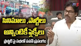 Deputy CM Pawan Kalyan Speech About Plastic Pollution - AP Assembly Session | TV5 News