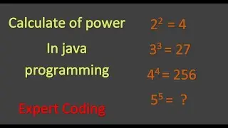power of a number in java || expert coding