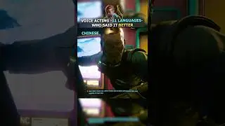 Voice Acting Comparison - 11 Languages #cyberpunk2077 #shorts