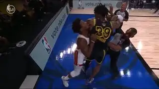 Jimmy Butler vs Dwight Howard wrestling match!game5 Jimmy not backing out!