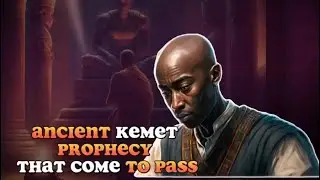 ancient Kemet /Egypt prophecy that come  to pass