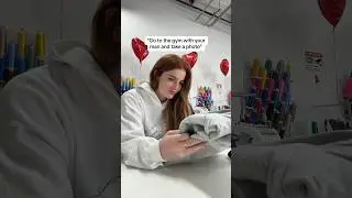 Gym couple gets personalized matching hoodies 😍😩 #shorts #gymcouple #shortvideo