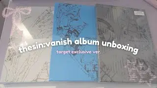 ENHYPEN thesin:vanish album unboxing [target exclusive]