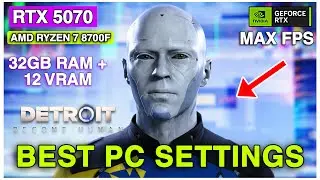 RTX 5070 | Ryzen 7 8700F | Detroit: Become Human Benchmark &ndash; High Settings Performance!