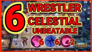 UNBEATABLE 6 WRESTLER 6 CELESTIAL BUILD | TOP MAGIC CHESS
