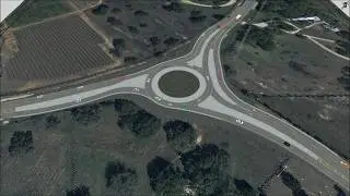 RM 1826 and RM 967 Roundabout VISSIM Analysis
